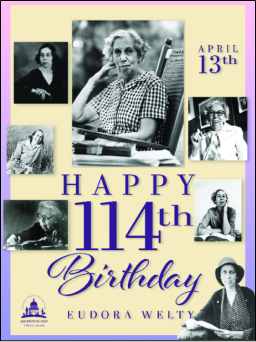 Jackson/Hinds Library System Celebrates the 114th Birthday of Eudora Welty
