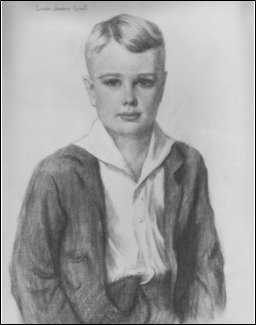 CHARCOAL PORTRAIT OF LOUIS LYELL, 1930s