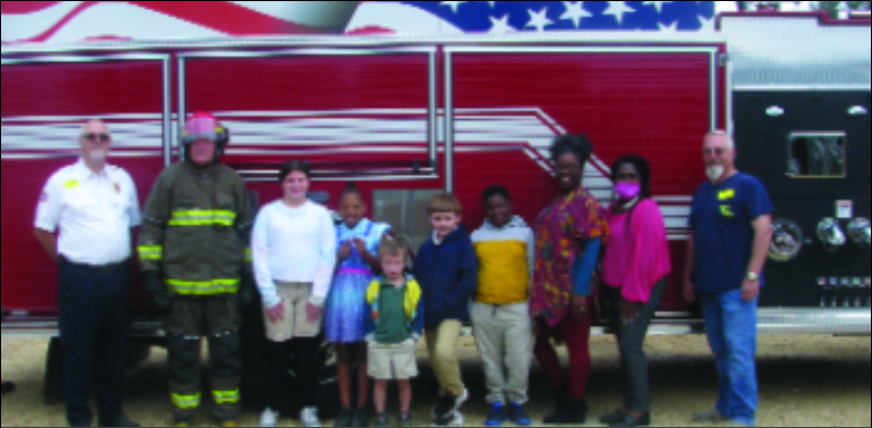 Osyka Fire Department Visits Osyka Elementary School