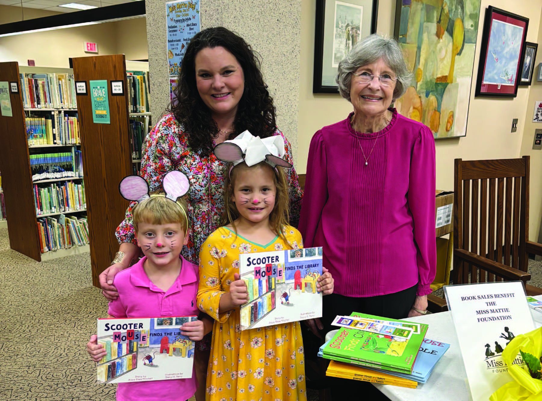 Mattie Rials Memorial Library Dedication