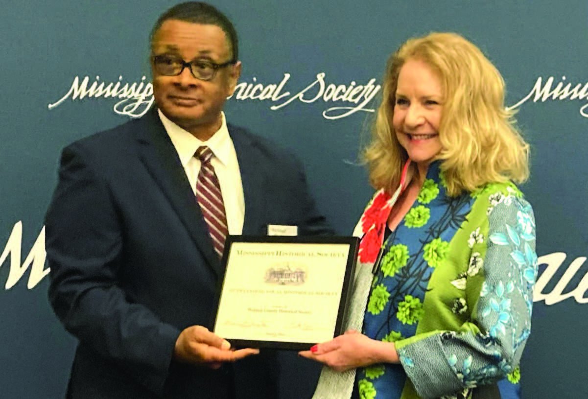 HISTORICAL SOCIETY NAMED MOST OUTSTANDING IN MISSISSIPPI